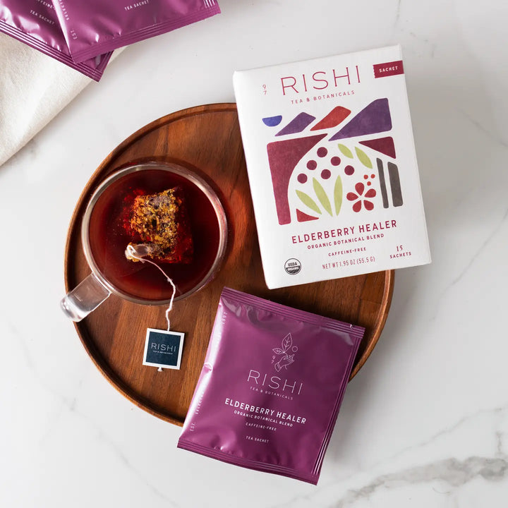 Elderberry Healer Organic Tea Box - 15 Pack