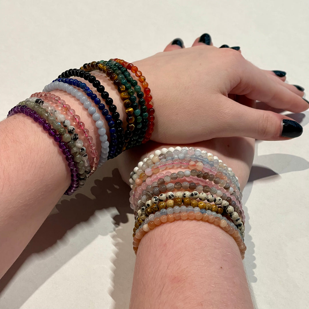 4mm Crystal Bracelets - Select your Stone