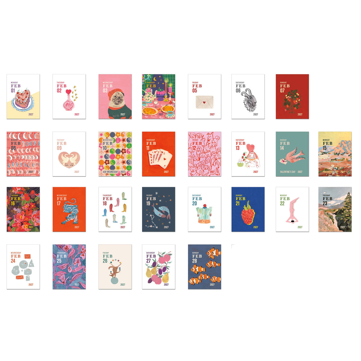 2027 MINI Daily Tear-off Calendar