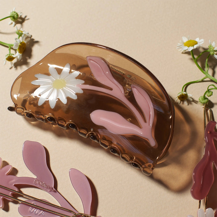 Marguerite Daisy Hair Claw Clip
