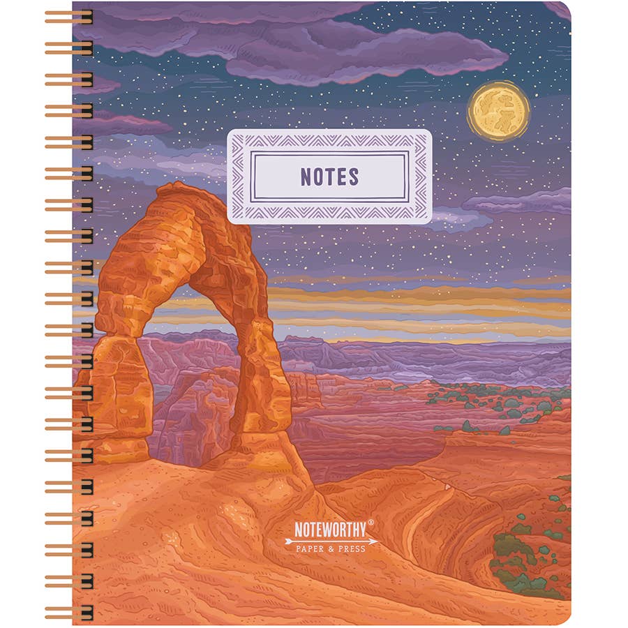 Twilight Arch Spiral Notebook