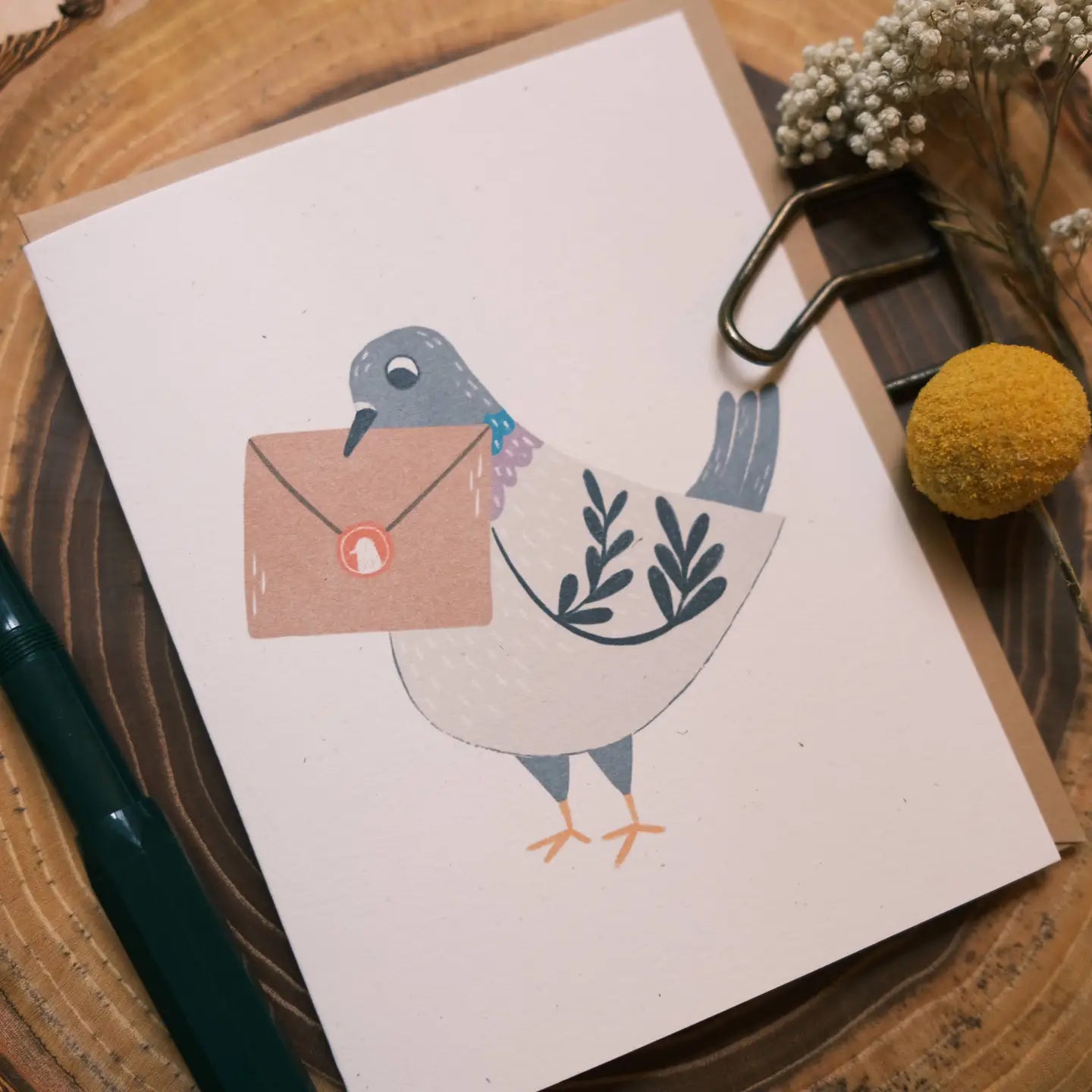 Pigeon's Post Office Card