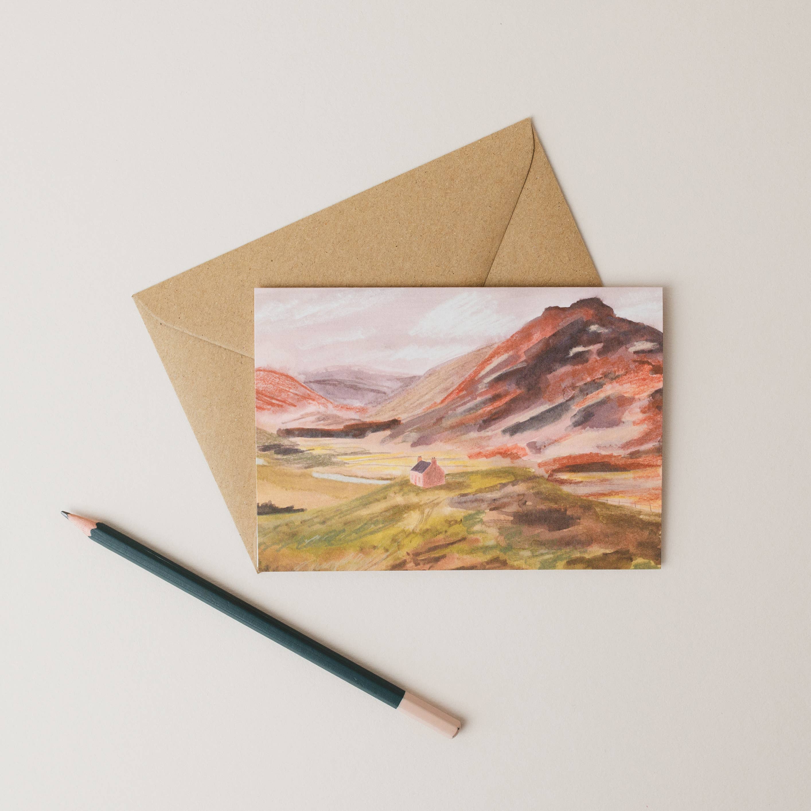 Braemar Scotland Landscape Card