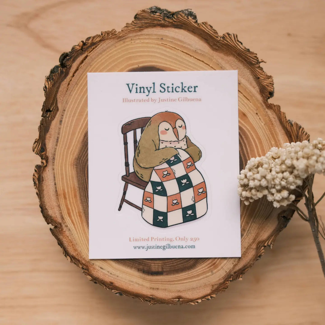 Quilting Tailorbird Sticker