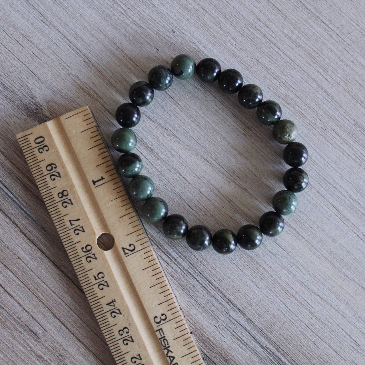Kambaba Jasper - Crystal Bracelet