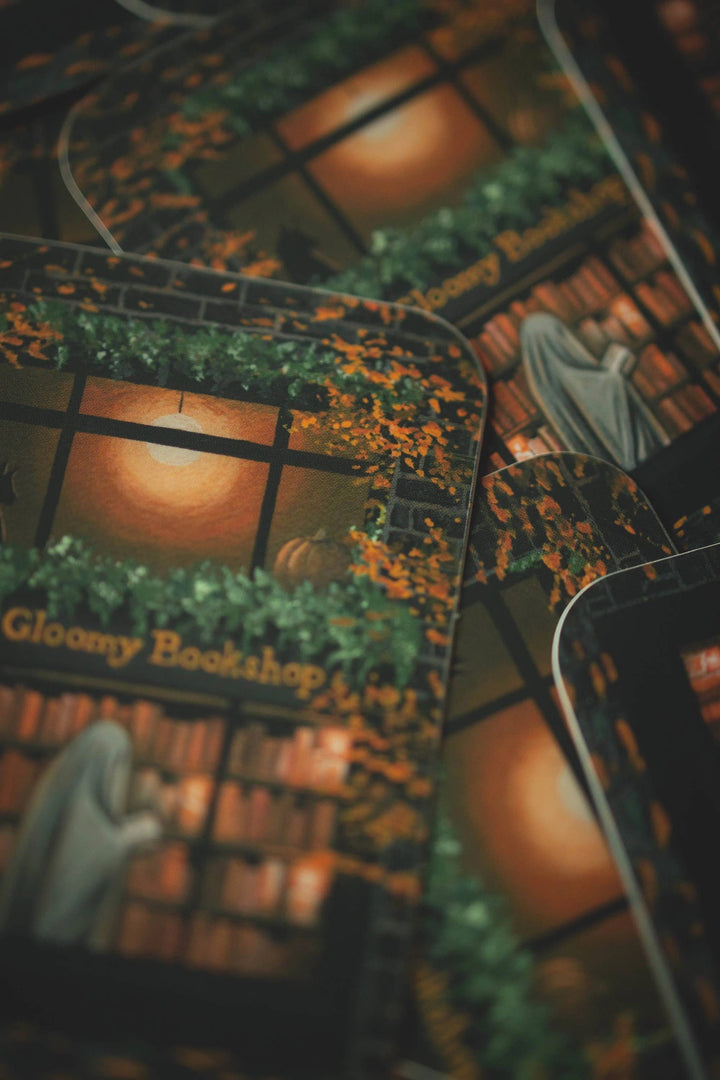 Gloomy Grove Ghost Illustration Stickers - 24 Options