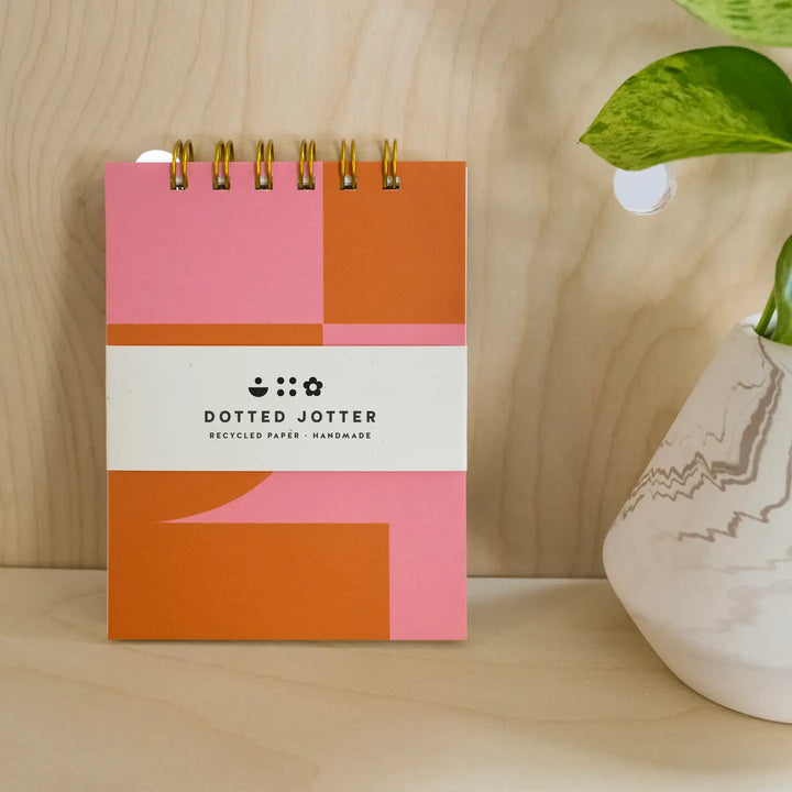 Vibrance Geometry Dotted Jotter Notebook
