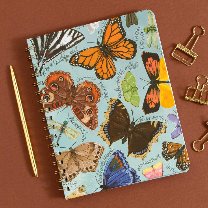 Flutter Friends Butterfly Spiral Lined Notebook