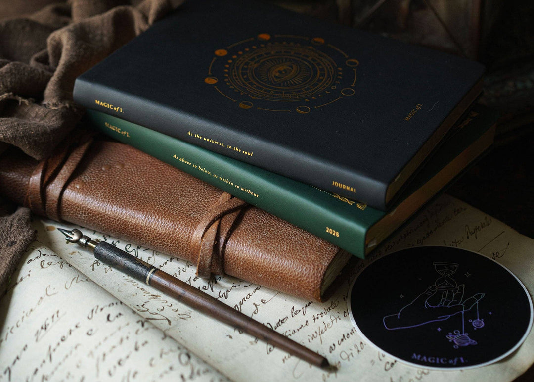 Magic of I - 2026 Astrological Almanac & Guidebook - Deep Moss Green