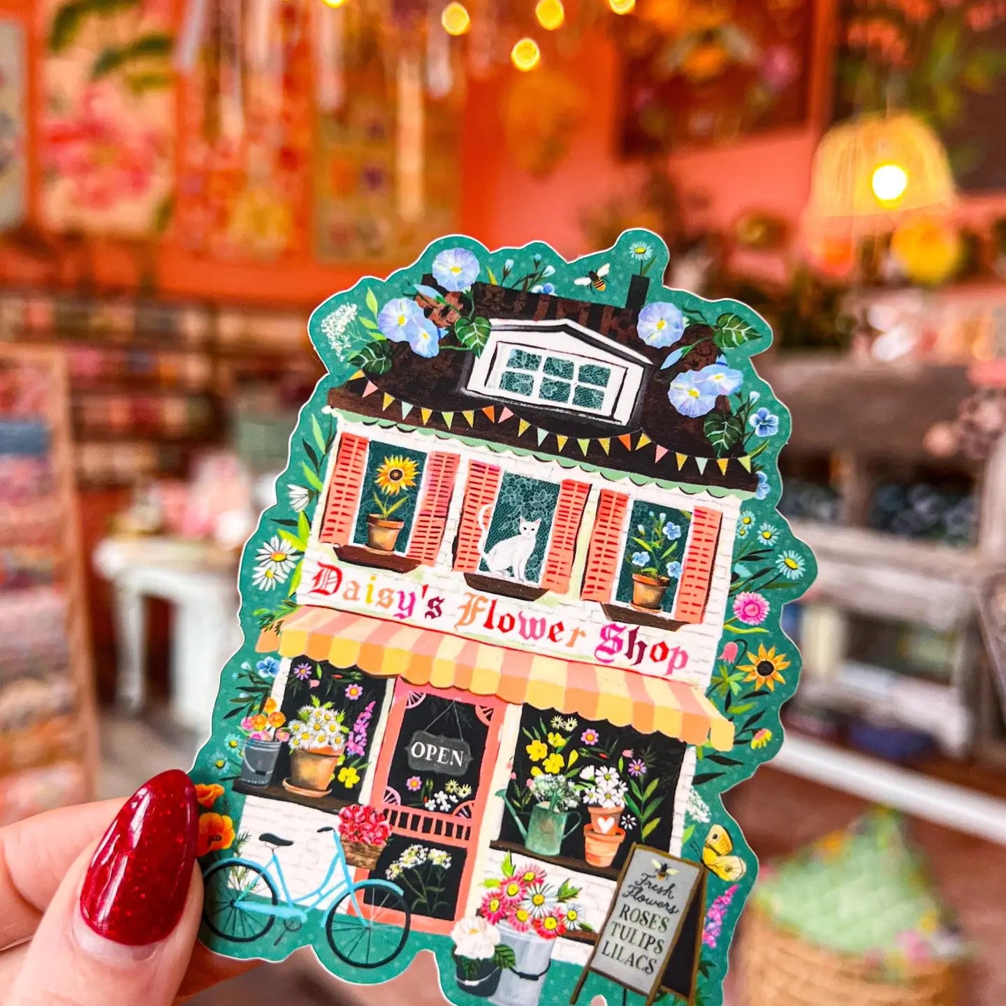 Flower Shop Sticker