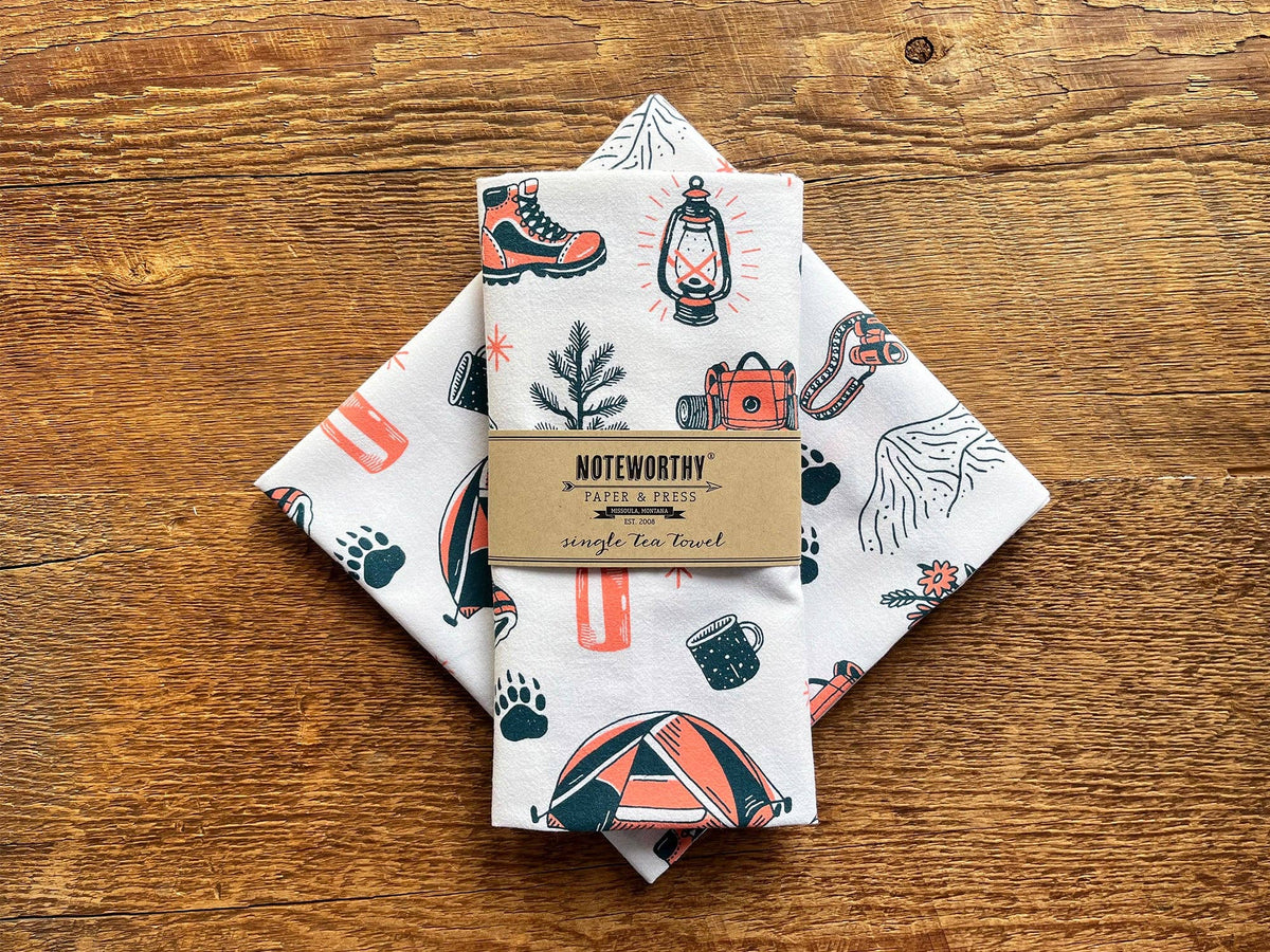 Seeking Adventure Tea Towel
