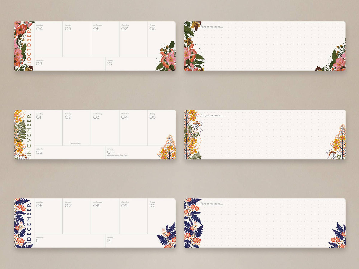 2027 Soft Days Ahead Weekly Desk Planner