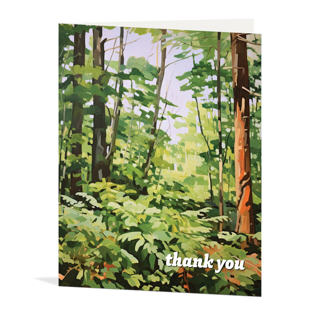 Verdant Understory Thank You Card