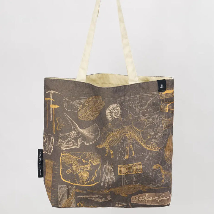 Dinosaurs Reversible Canvas Tote