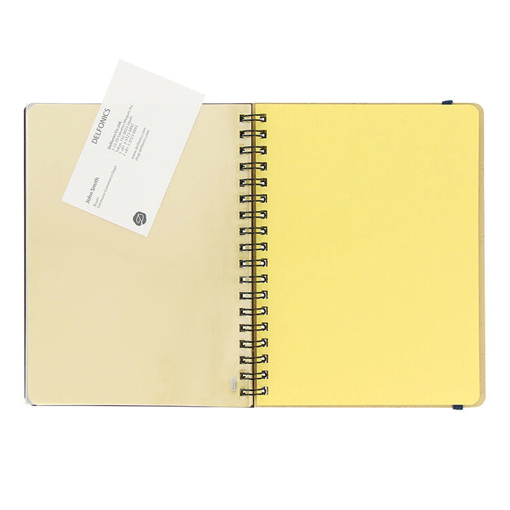Rollbahn Cloth Cover Spiral Notebook - Large