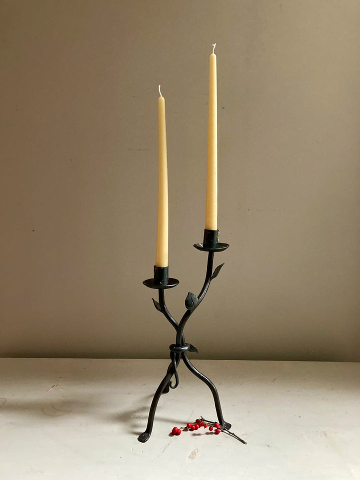10" Taper Beeswax Candles - Natural