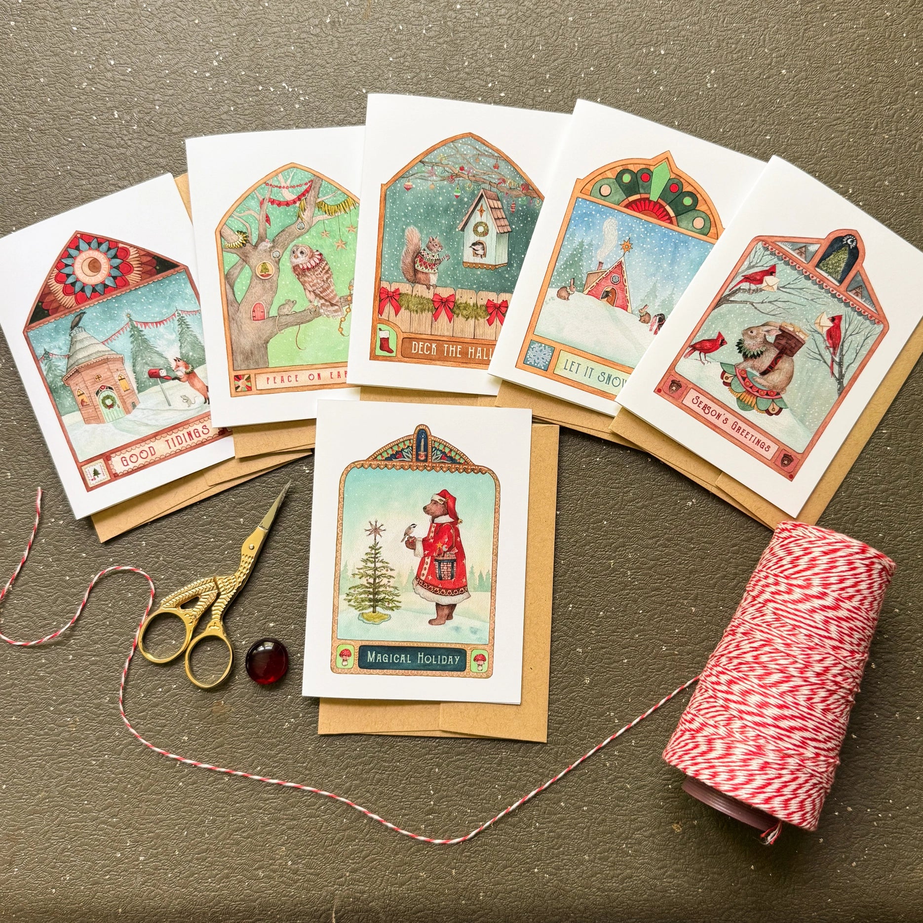 Magical Holiday Card Set