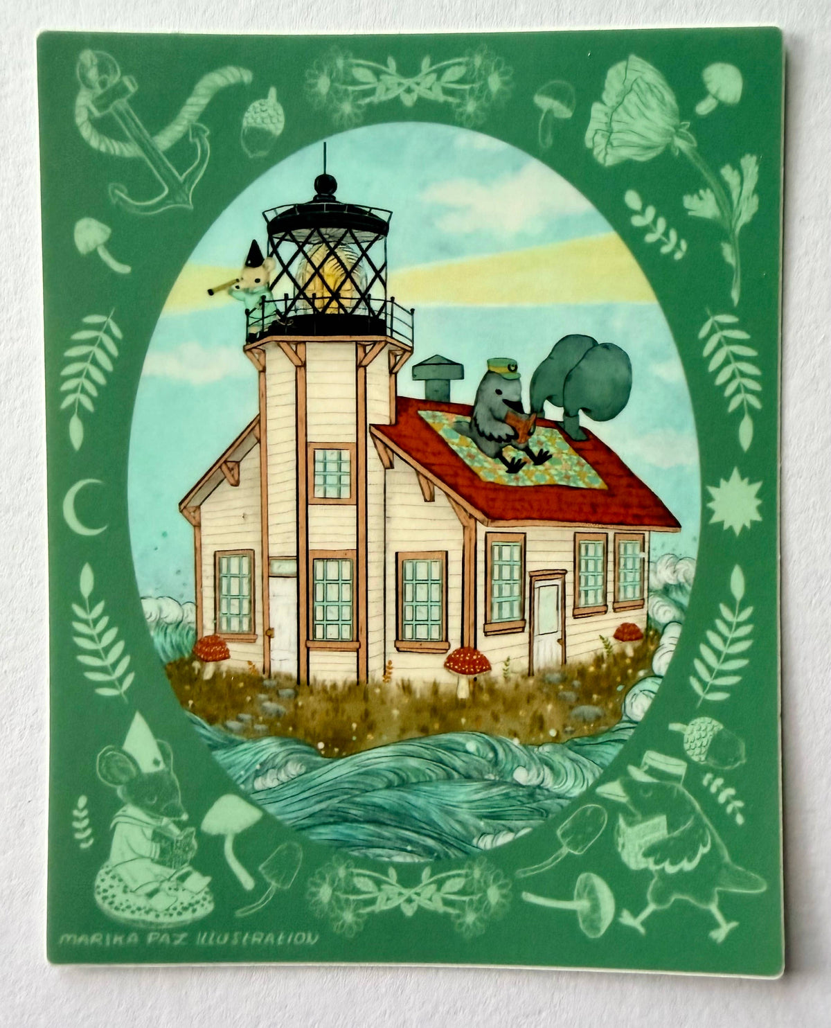 Raven's Lighthouse Sticker