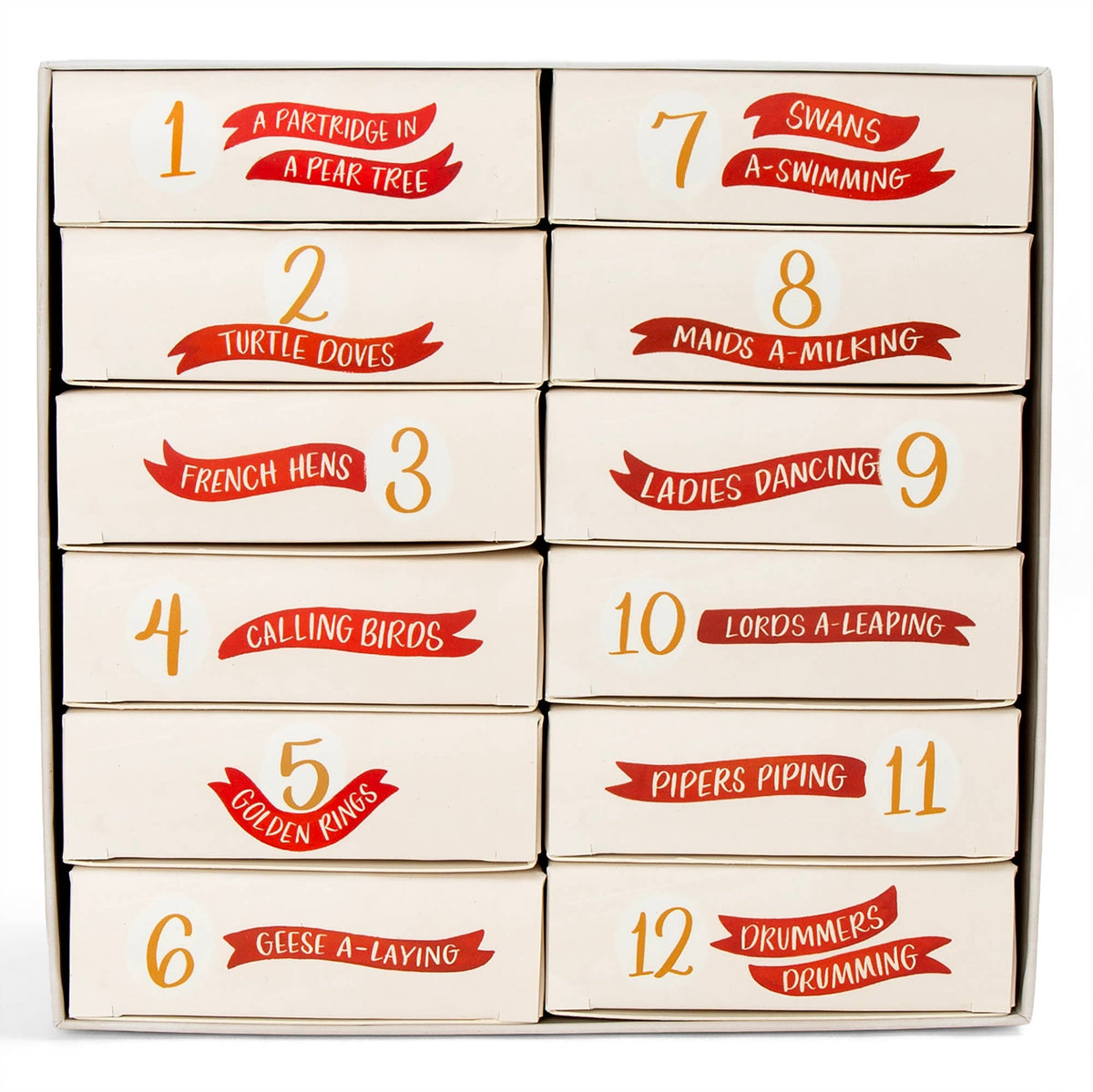 12 Days of Christmas Mini Puzzle Set of 12