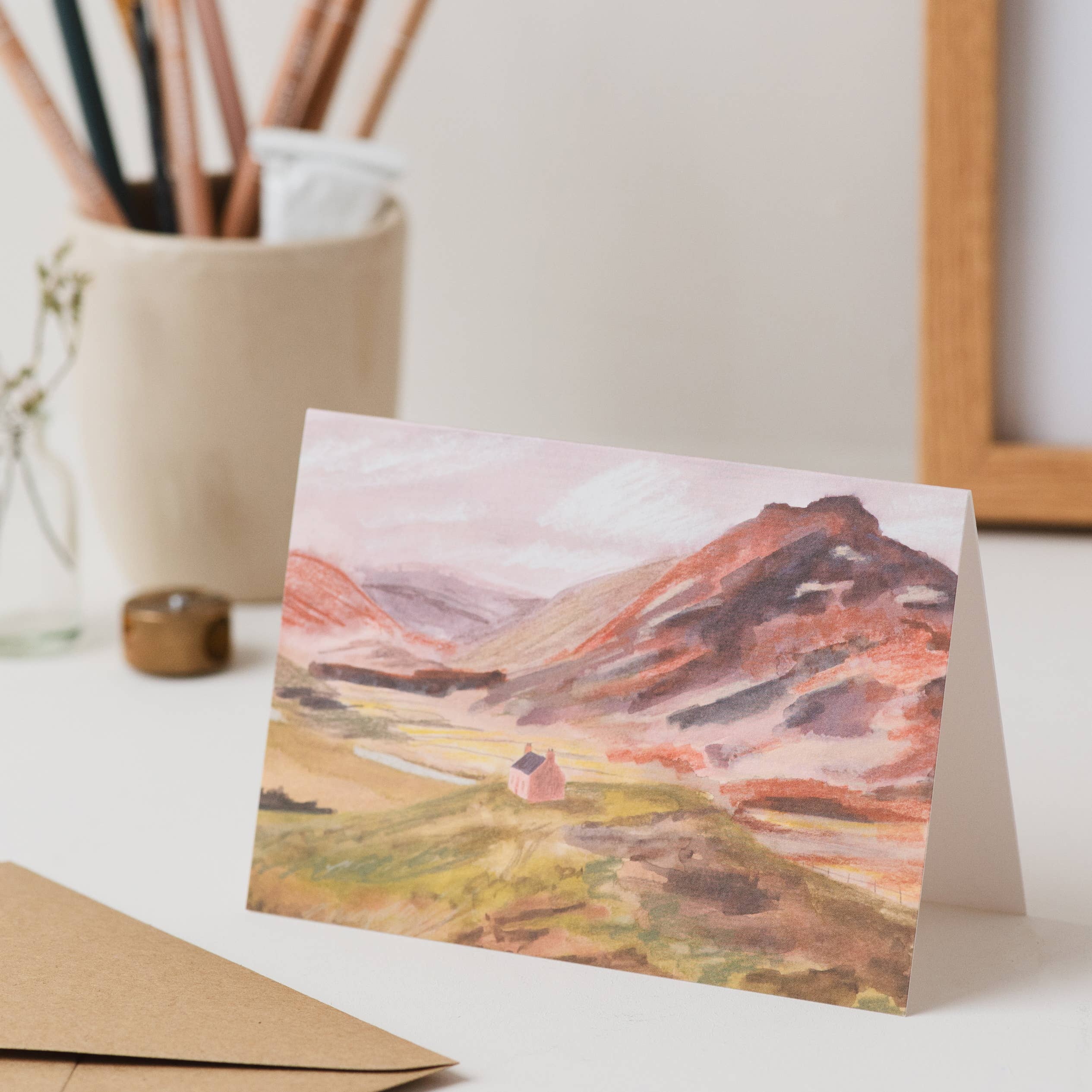 Braemar Scotland Landscape Card