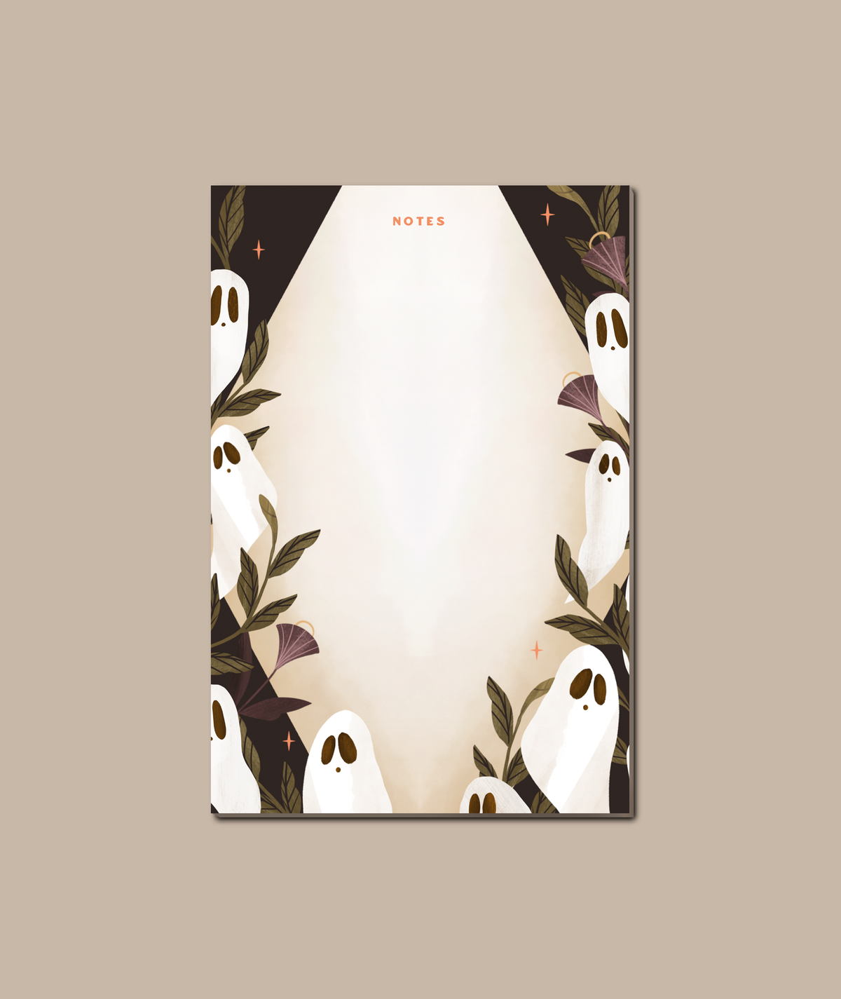 Ghost Moonflower Notepad