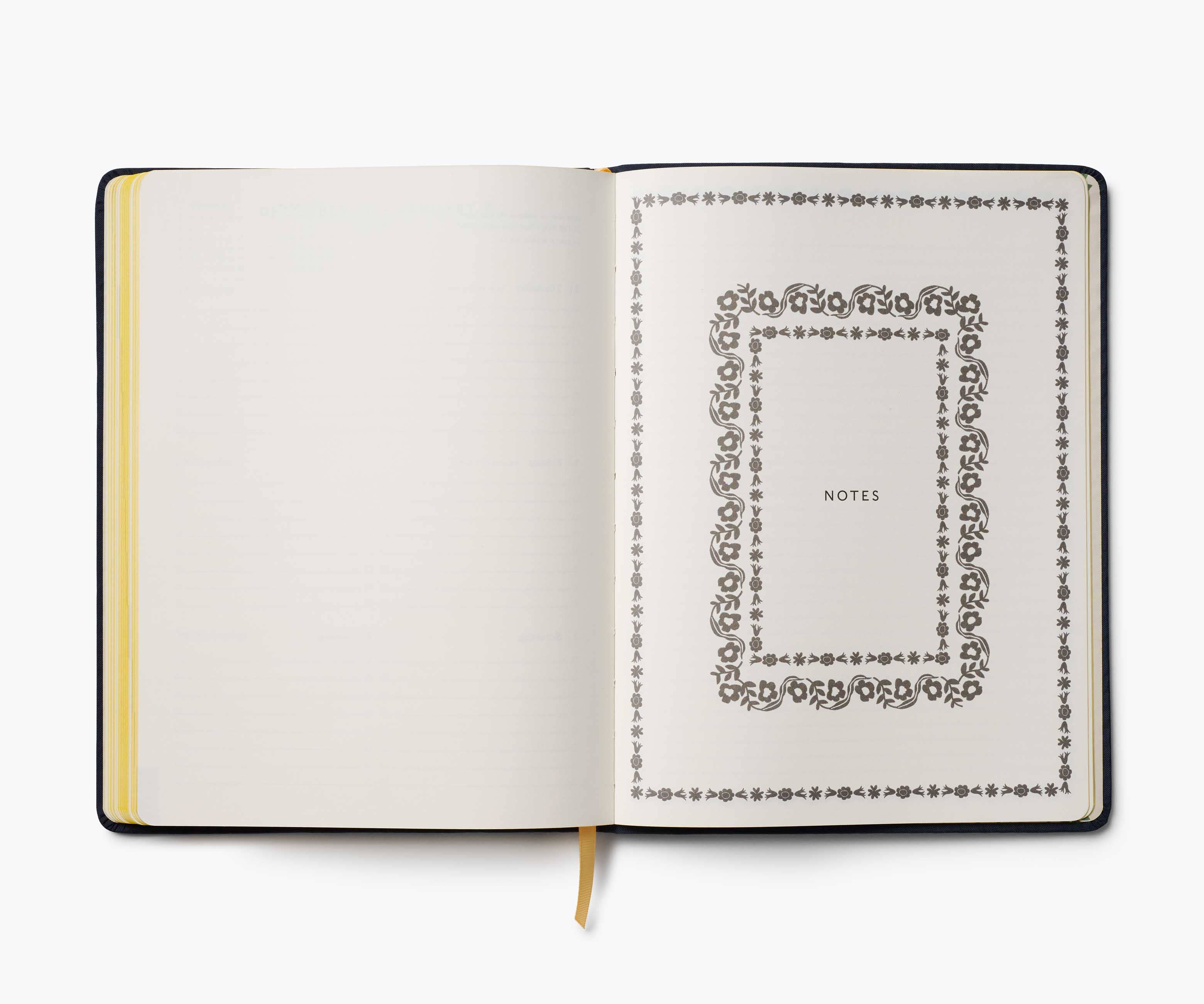 2026 Wildwood 12-Month Embroidered Book-Bound Planner