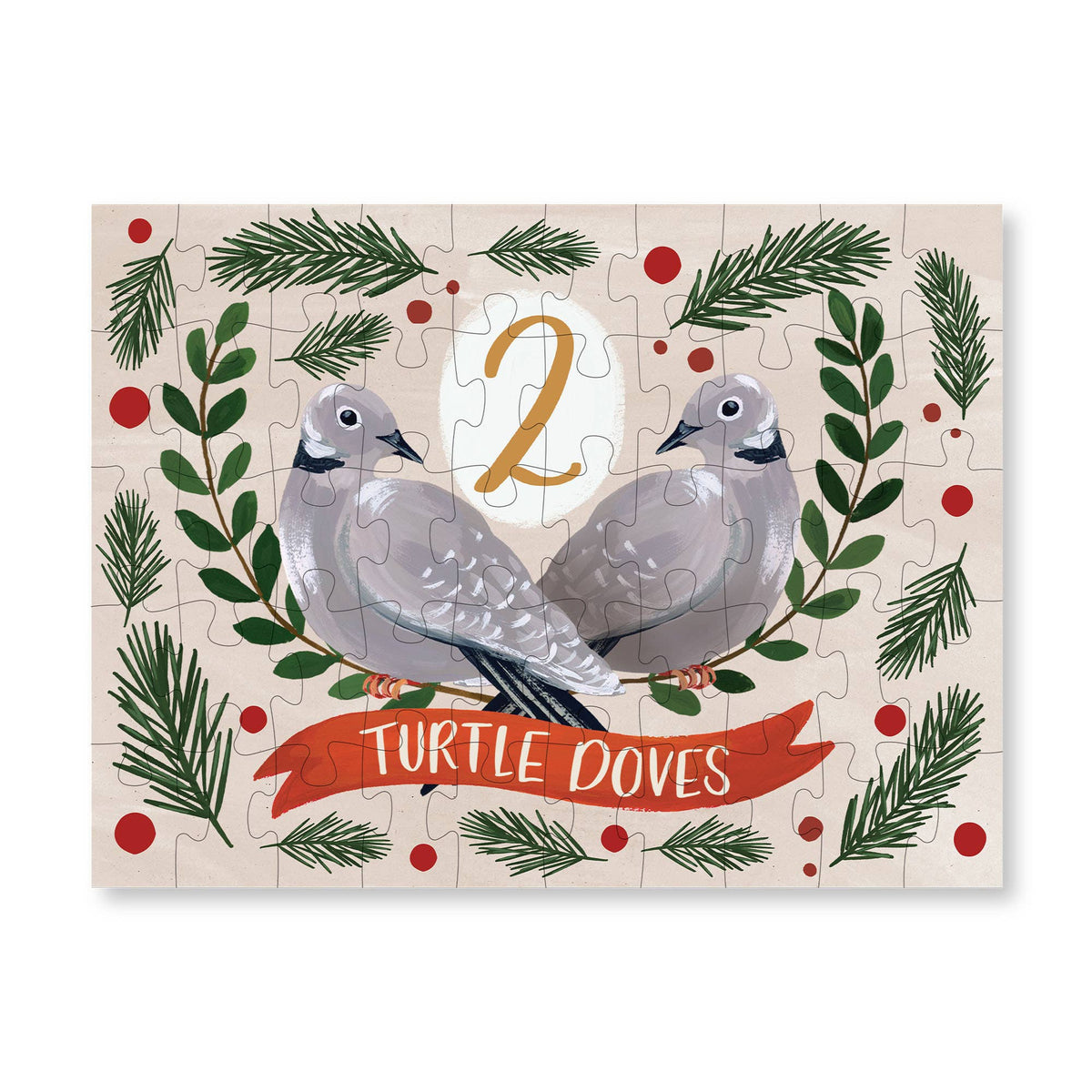 12 Days of Christmas Mini Puzzle Set of 12