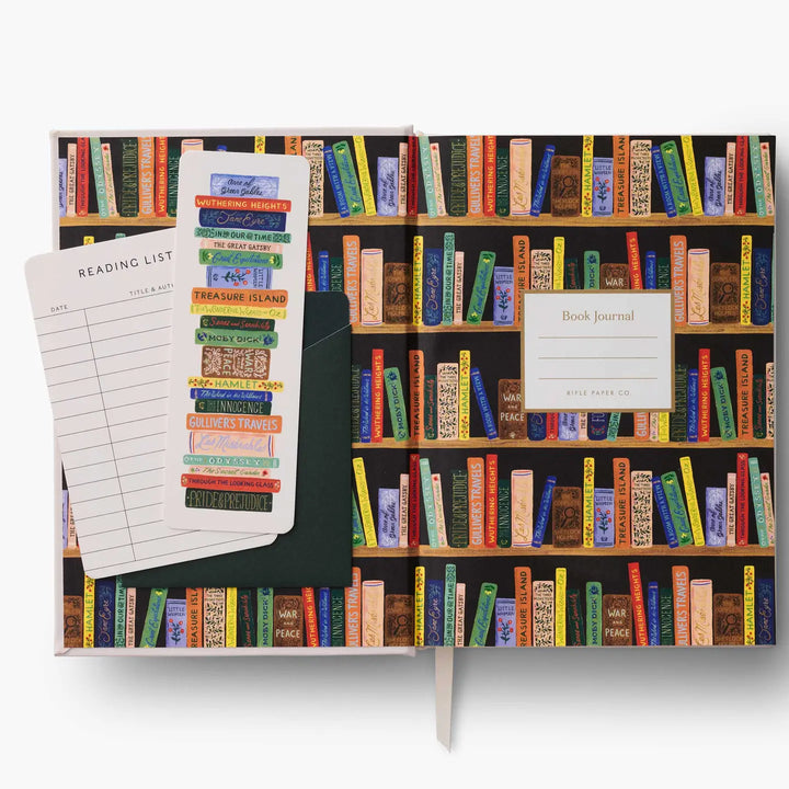 Classic Book Club Embroidered Journal
