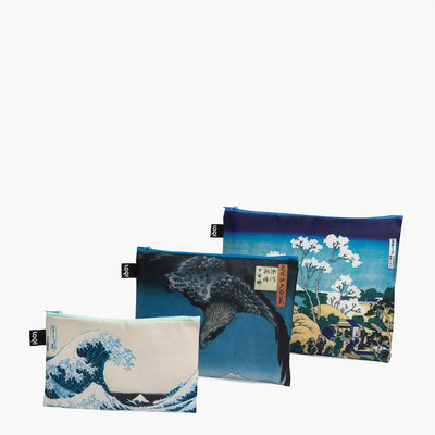 Hokusai Zipper Pocket Set