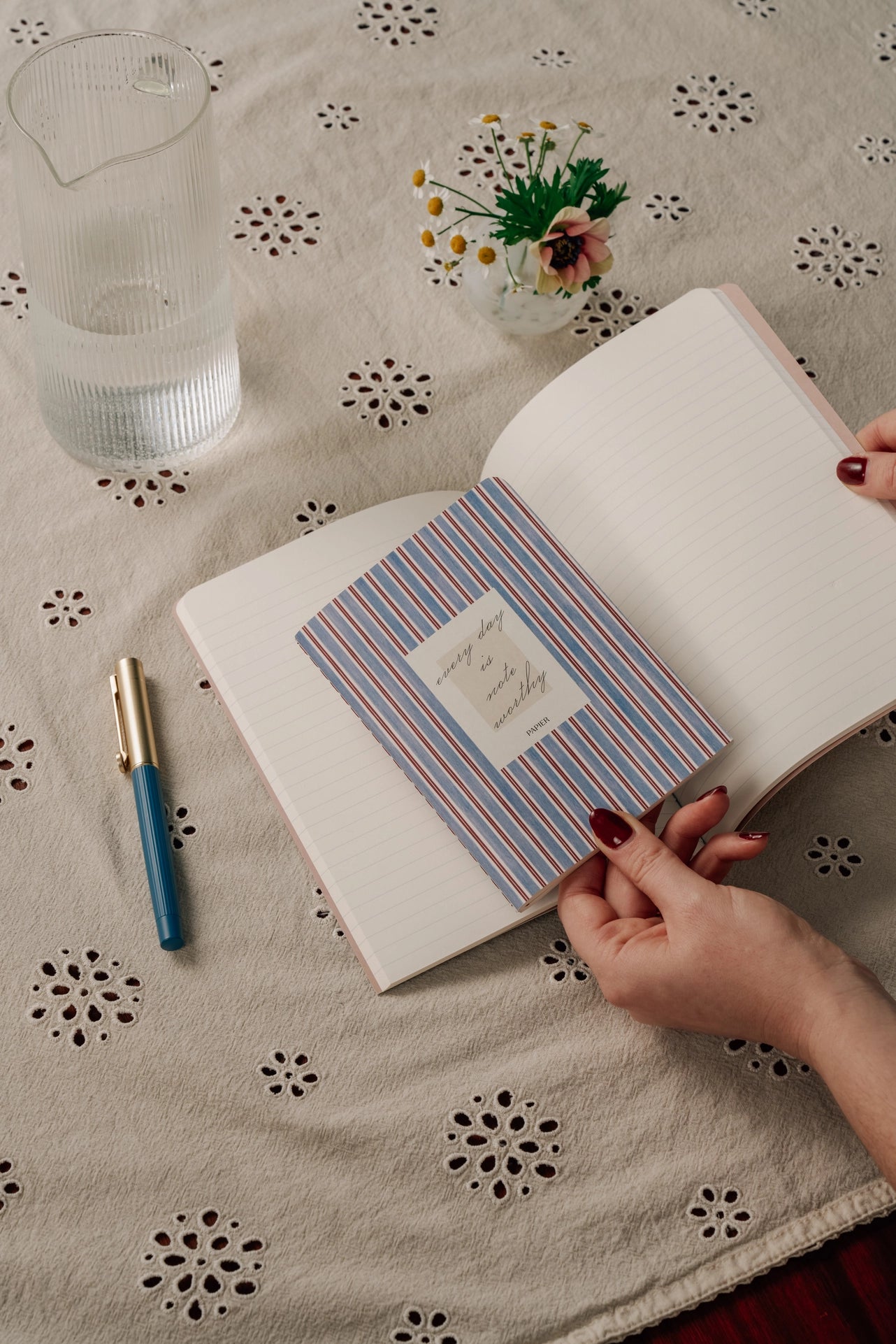 Notes & Stripes Softcover Notebook Set