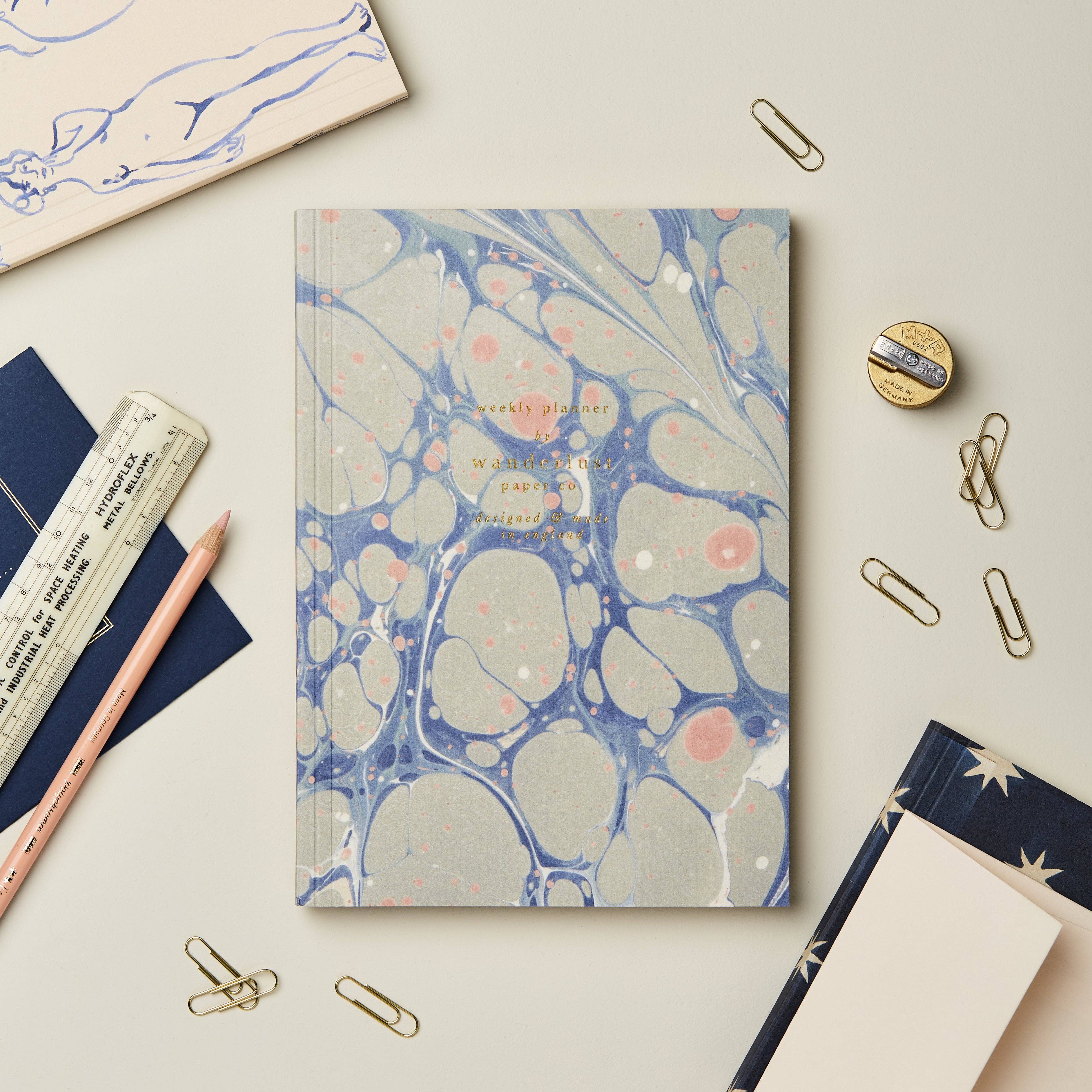 Blue Marble Weekly Planner - Undated