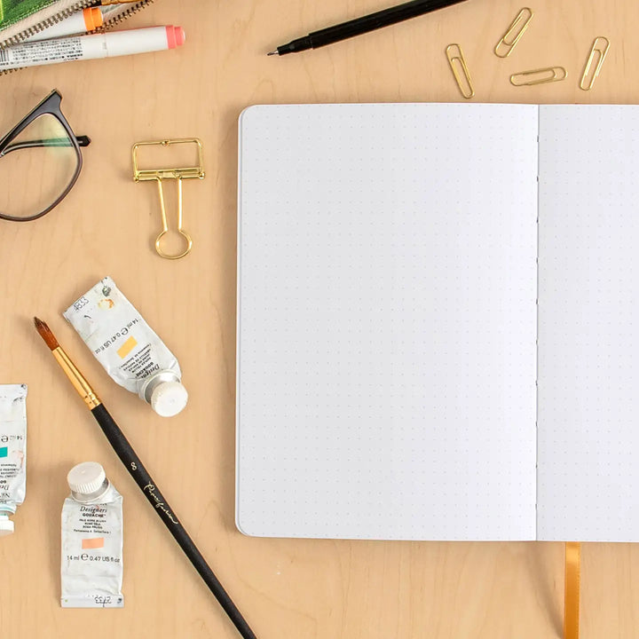 Summer Flower Dot Grid Journal