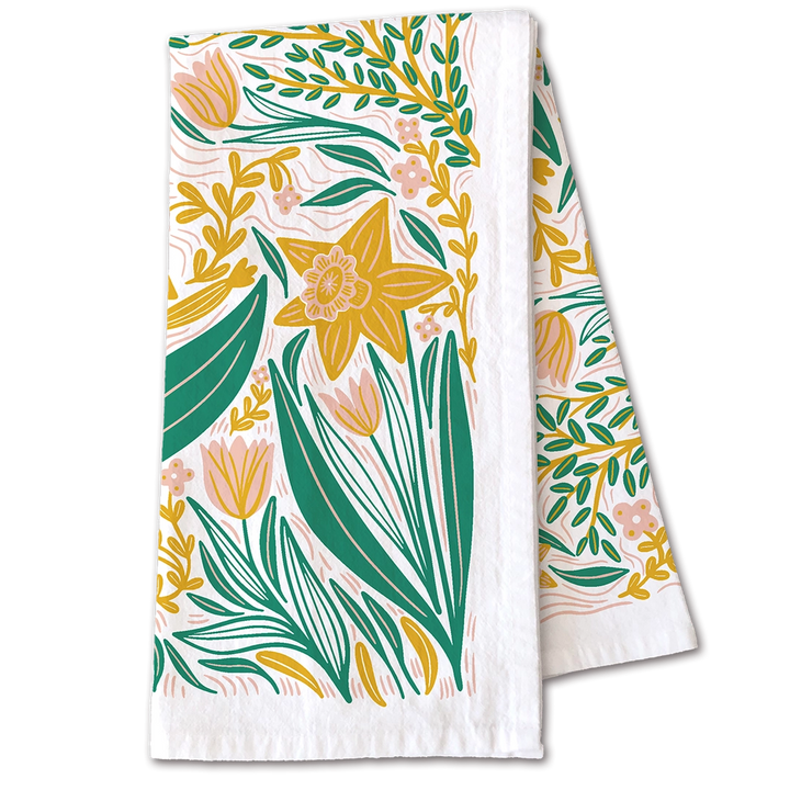 Gingiber Daffodil Tea Towel
