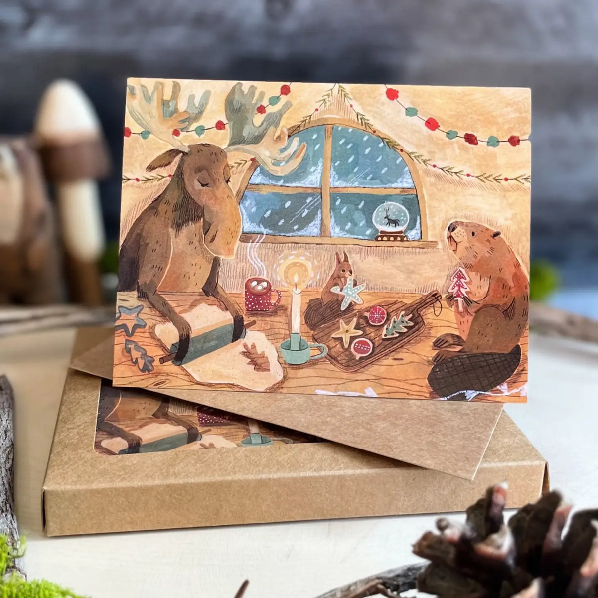 Baking Moose Card (or Box Set)
