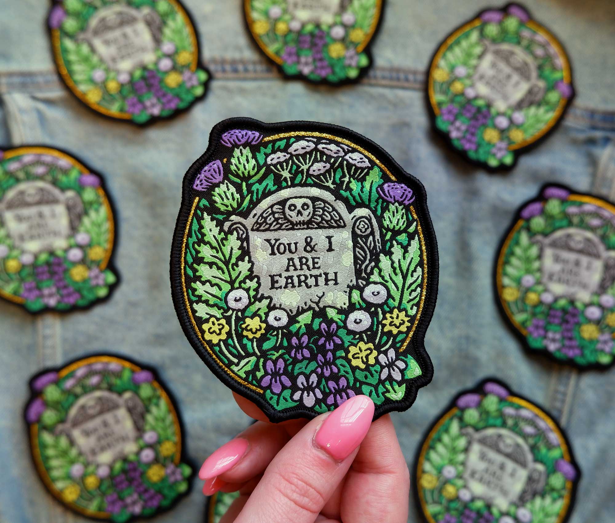 You and I Are Earth Woven Patch