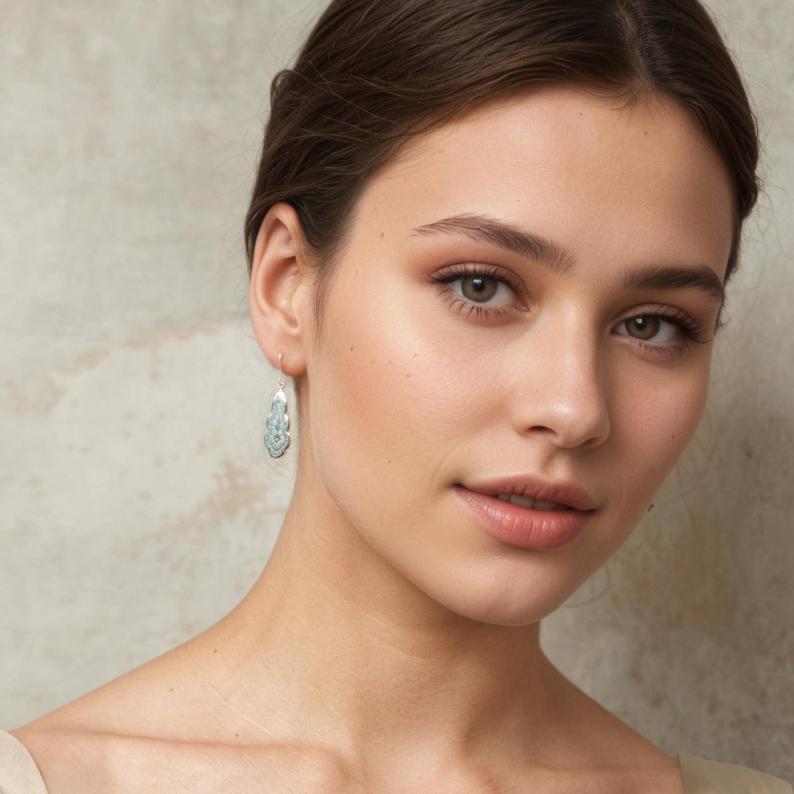 Pansy Victorian Drop Earrings
