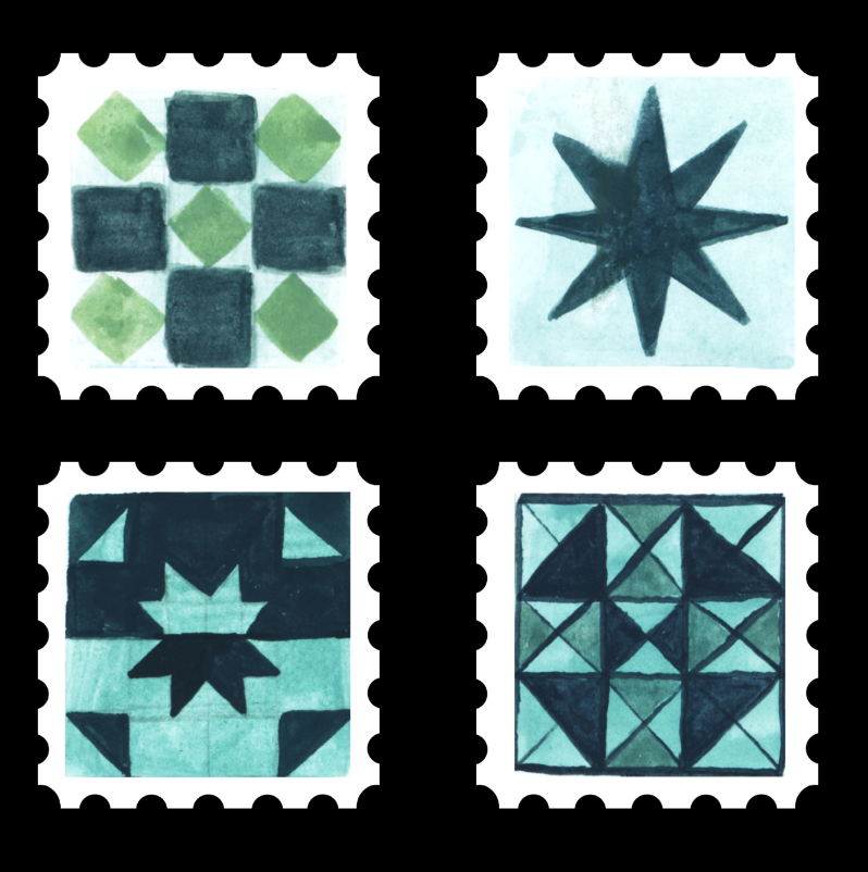 Mossy Quilts Sticker Sheet