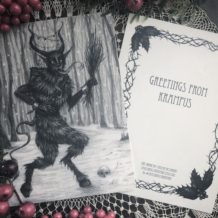 Greetings From Krampus Card