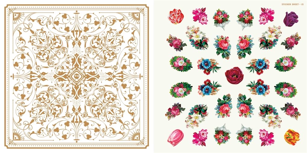 Antiquarian Sticker Book: Mandala