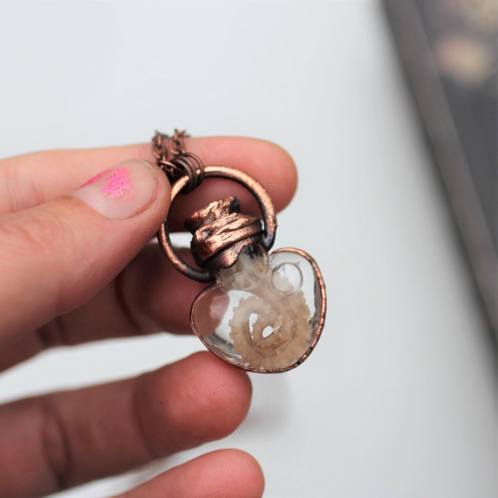 Octopus Tentacle Wet Specimen Necklace