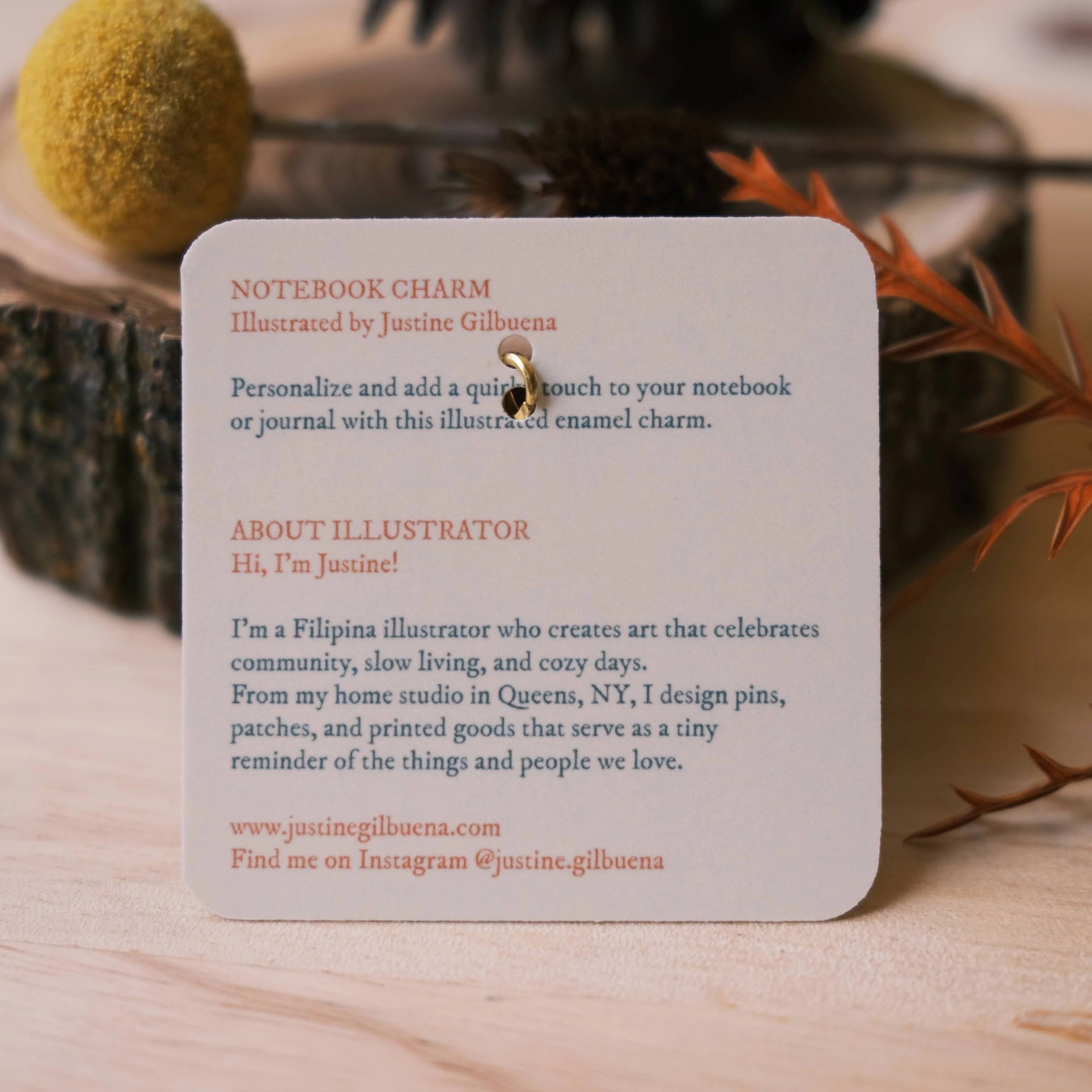 Pigeon Messenger Notebook Charm