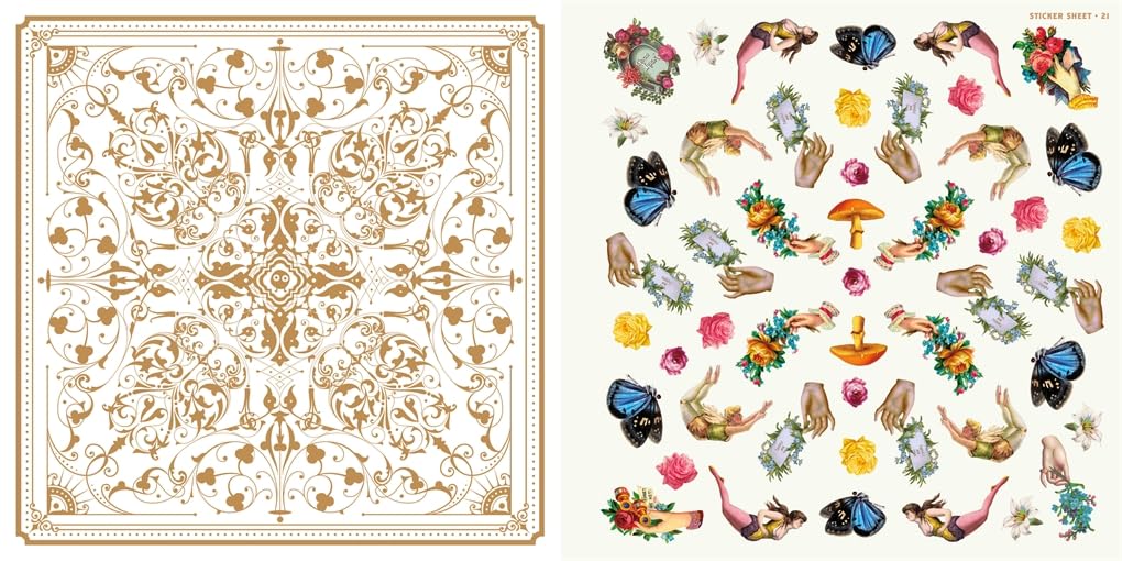 Antiquarian Sticker Book: Mandala