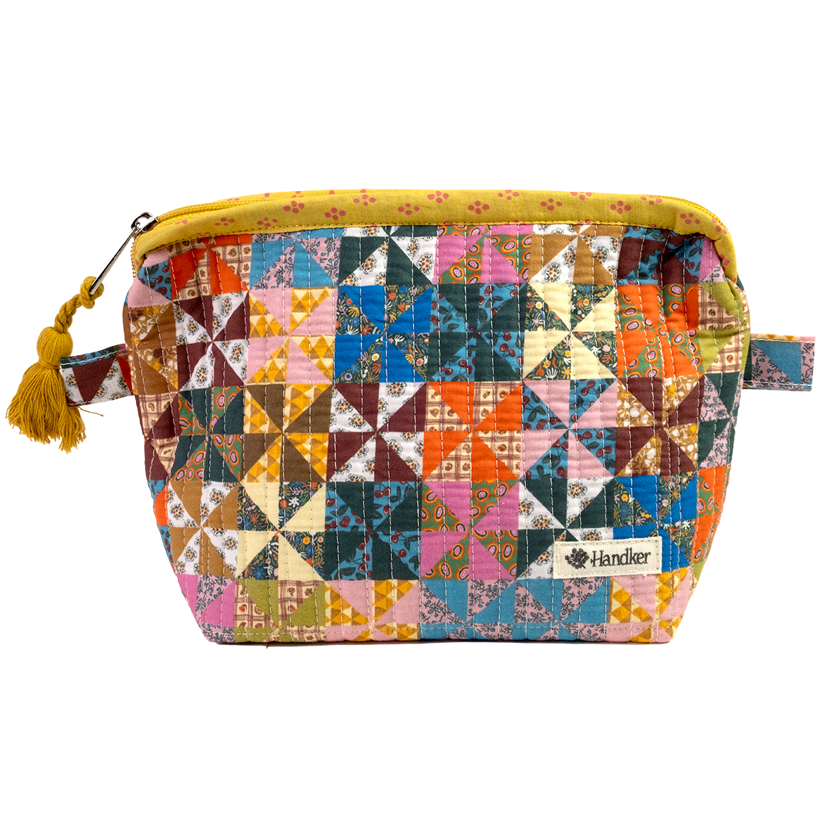 Calico Quilted Pouch