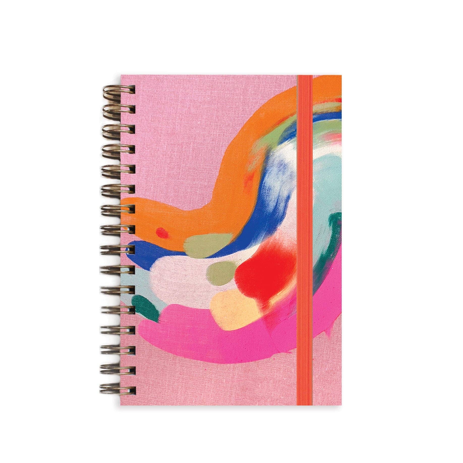 Hand-Painted A6 Notebook - Palmita Lined