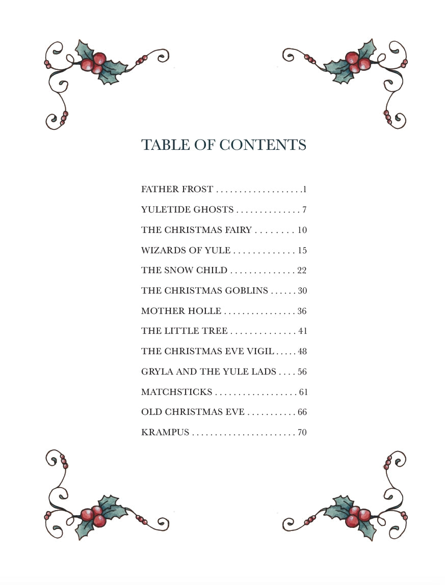 Krampus and Other Yuletide Tales Hardcover Book