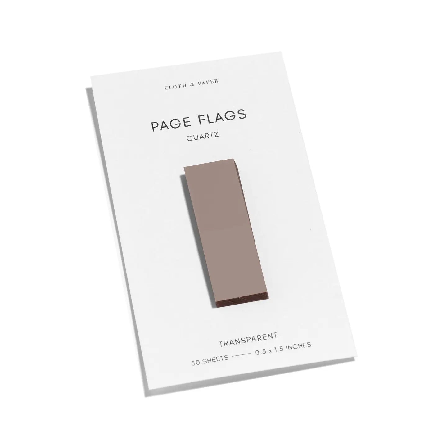 Slim Transparent Page Flags - 30 Colors
