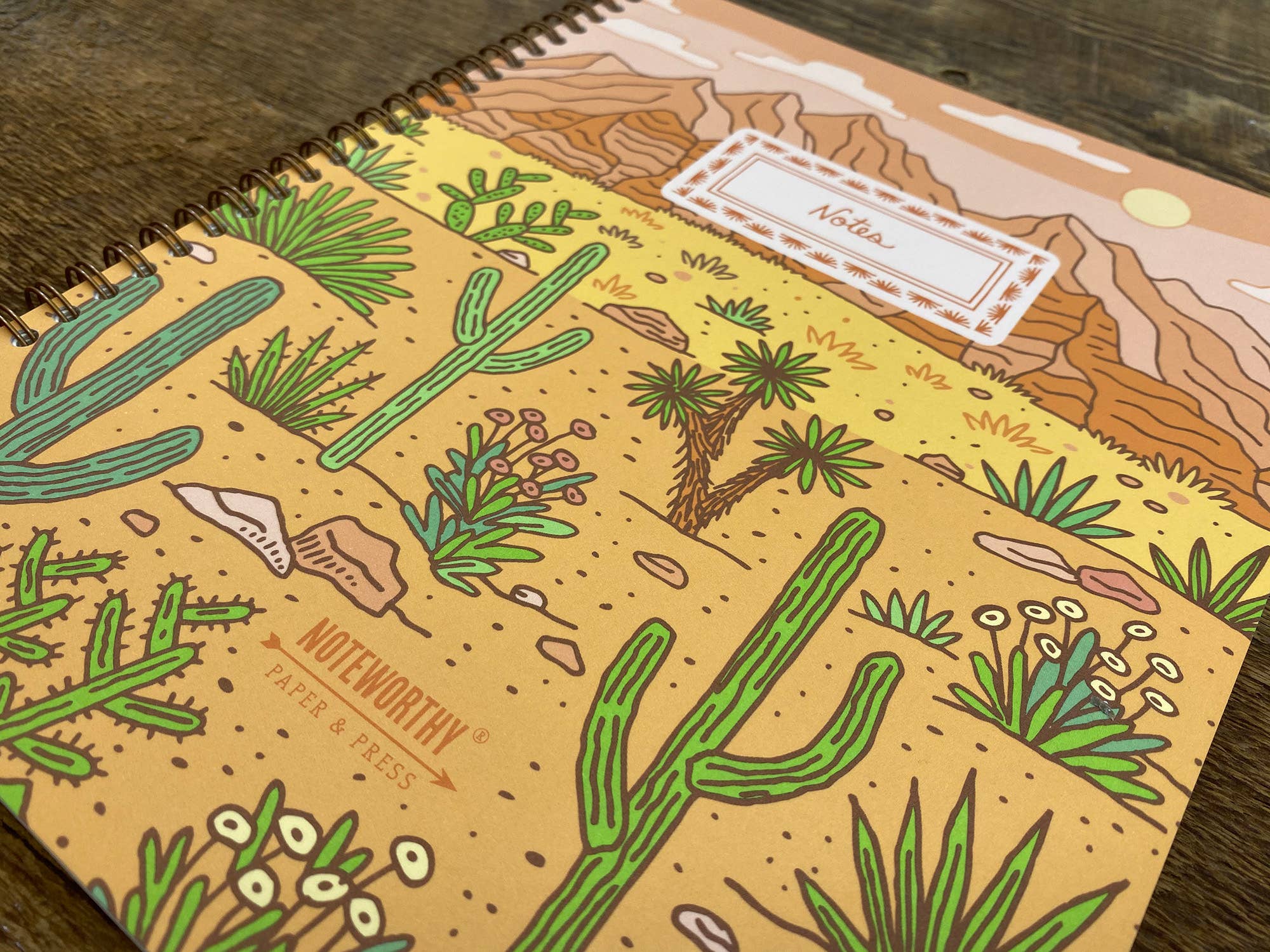 Desert Spiral Notebook