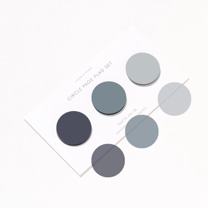 Circle Page Flags - Vol. 03 Apollo + Juniper + Mykonos