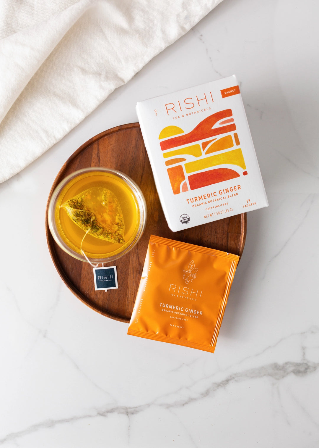 Turmeric Ginger Organic Tea Box - 15 Pack