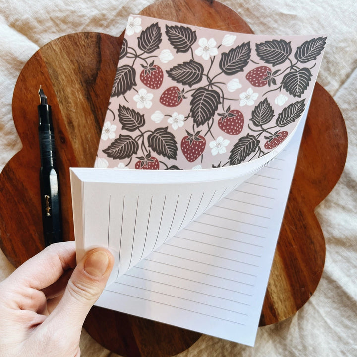 Strawberry Patch Soft Touch Notebook